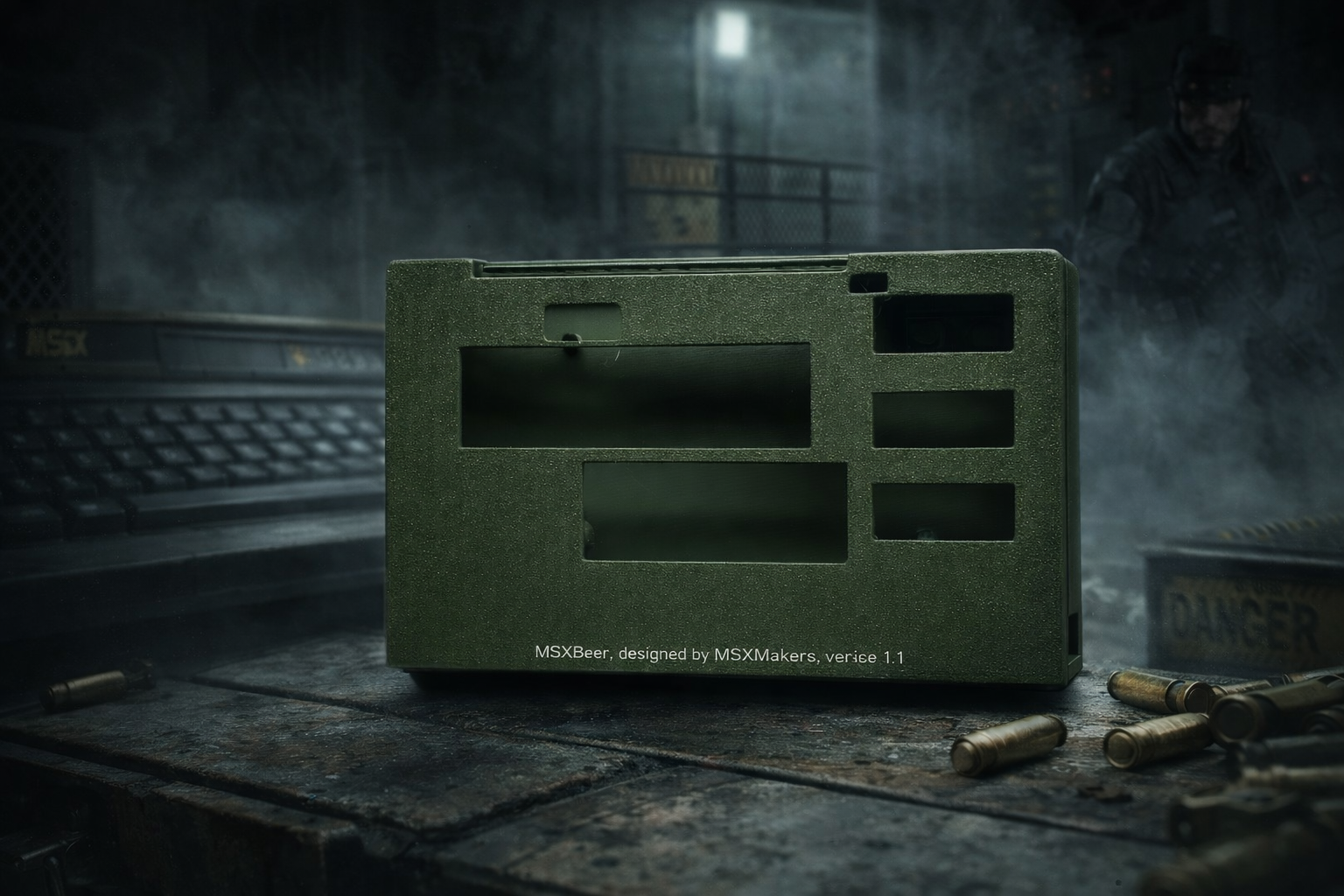 3D-Printed Case for MSX-BEER (BeerIDE) Cartridge